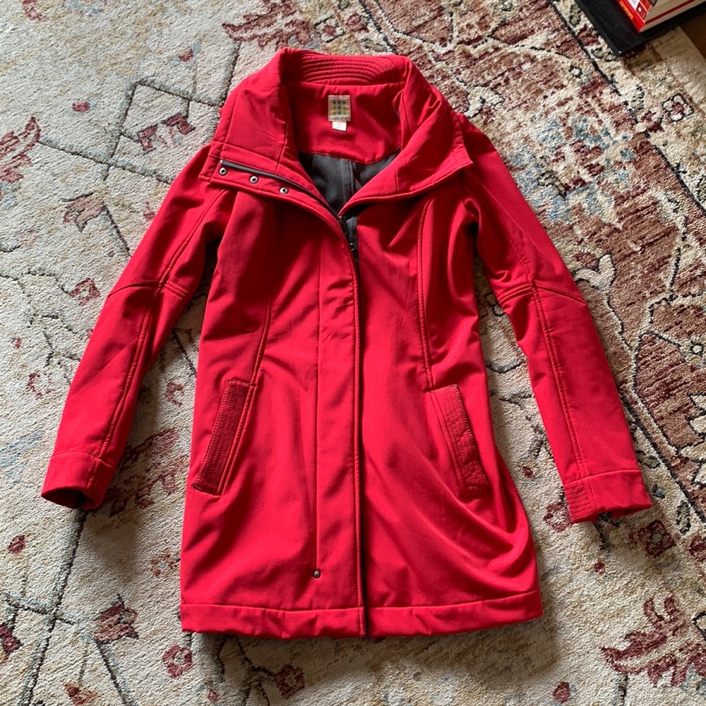 LIKE NEW Title Nine red fleece lined jacket